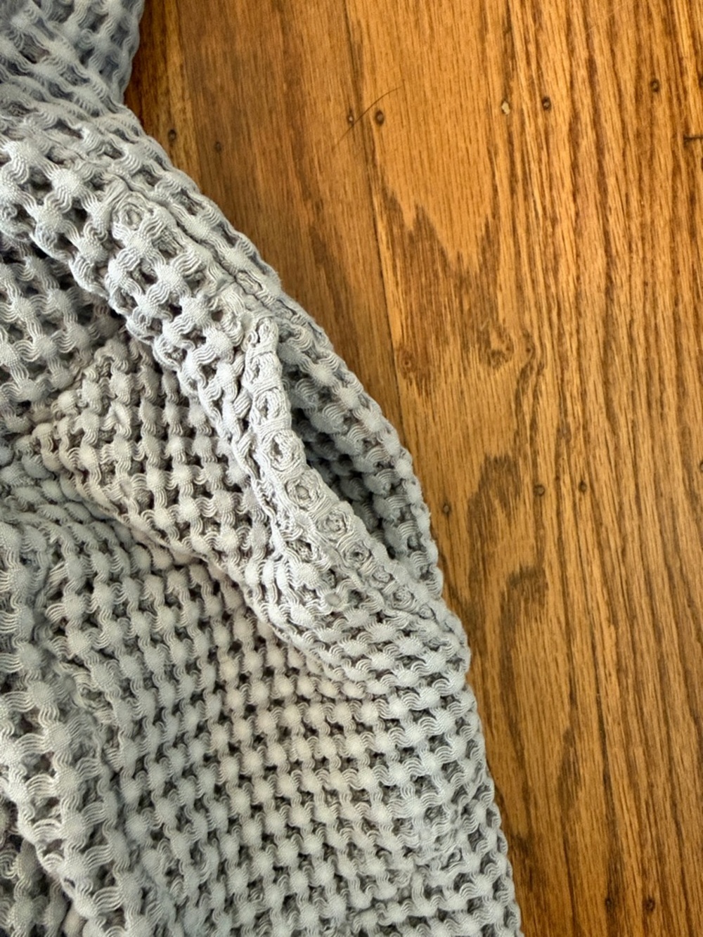 Brooklinen Gray Waffle Knit Robe L - Picture 11 of 12